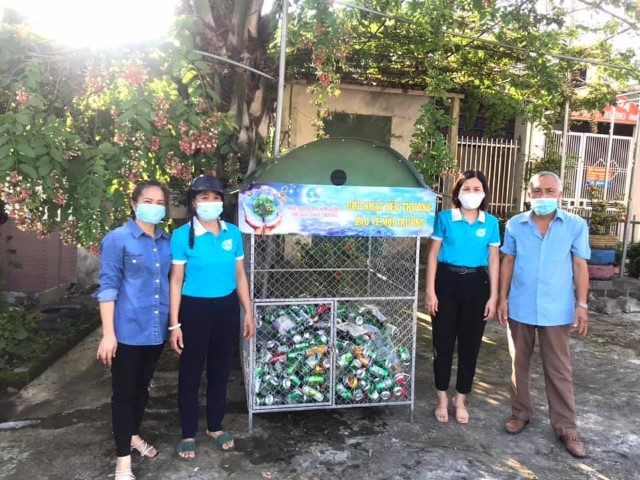 Hội LHPN xã Sơn Kim 1 phát huy hiệu quả mô hình "Tiết kiệm từ phân loại rác thải"