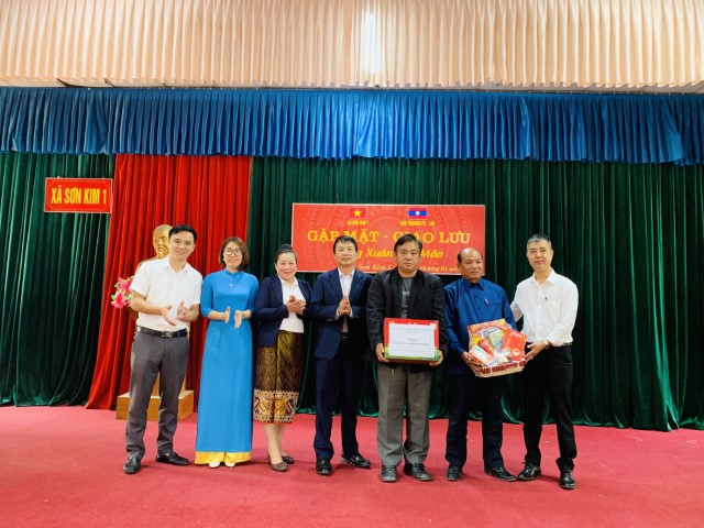 Xã Sơn Kim 1 - Bản Thoong Pẹ Gặp mặt giao lưu chào Xuân quý Mão 2023